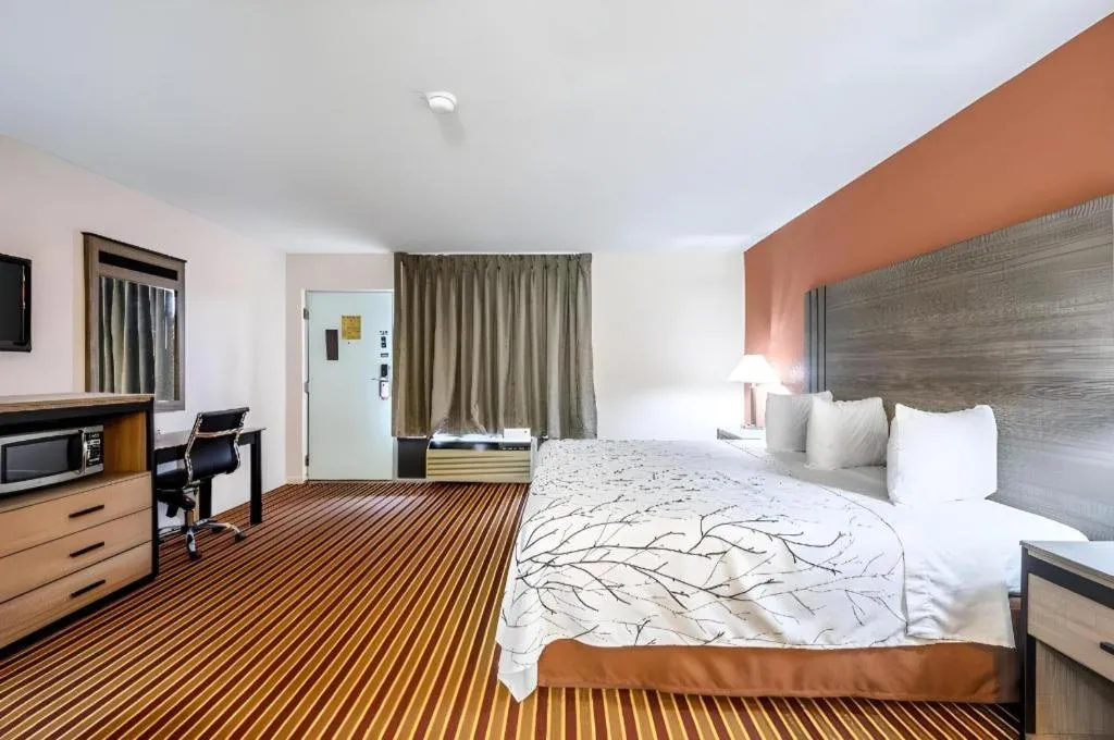 Bed in Americas Best Value Inn Heflin