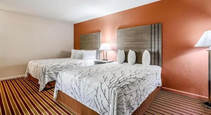 Bed in Americas Best Value Inn Heflin