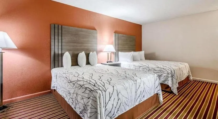 Bed in Americas Best Value Inn Heflin