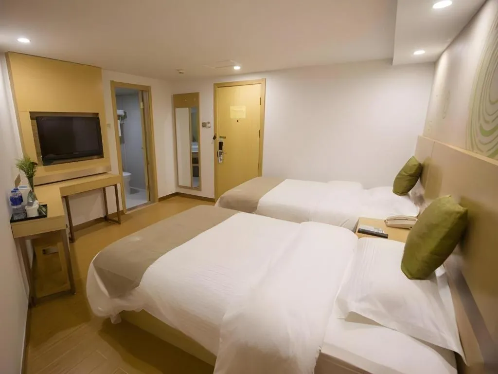 Bed in GreenTree Inn Tangshan Yuhua Road