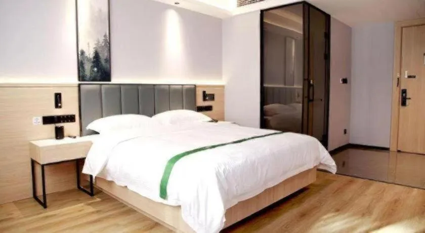 Bed in GreenTree Inn Bengbu Huaihe Walking Street
