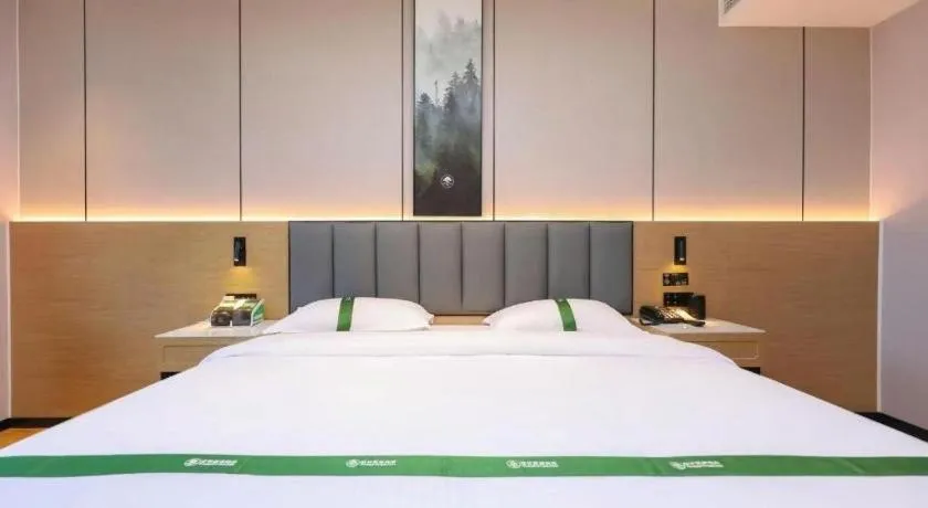 Bed in GreenTree Inn Bengbu Huaihe Walking Street