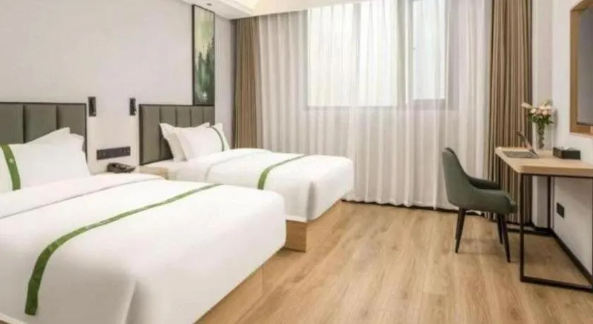 Bed in GreenTree Inn Bengbu Huaihe Walking Street