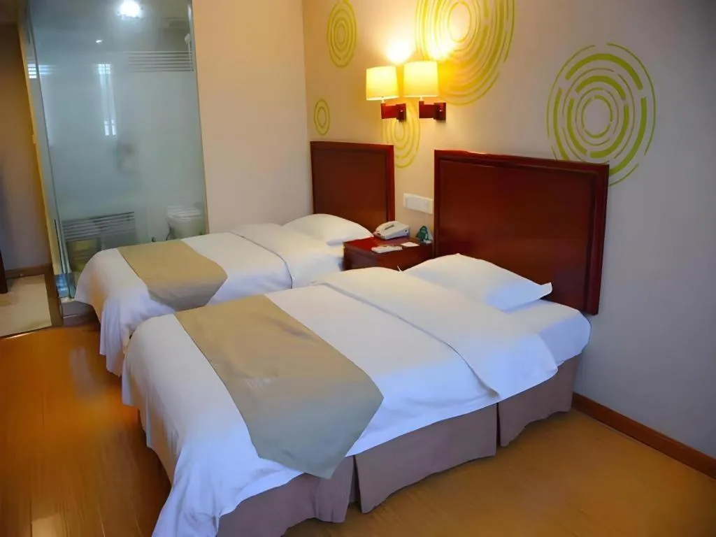 Bed in GreenTree Inn Bengbu Huaihe Walking Street