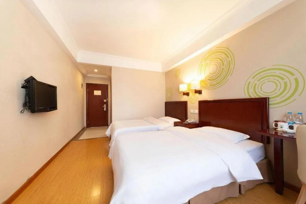 Bed in GreenTree Inn Bengbu Huaihe Walking Street