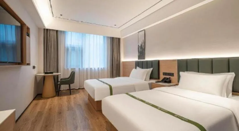 Bed in GreenTree Inn Bengbu Huaihe Walking Street