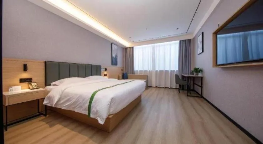 Bed in GreenTree Inn Bengbu Huaihe Walking Street