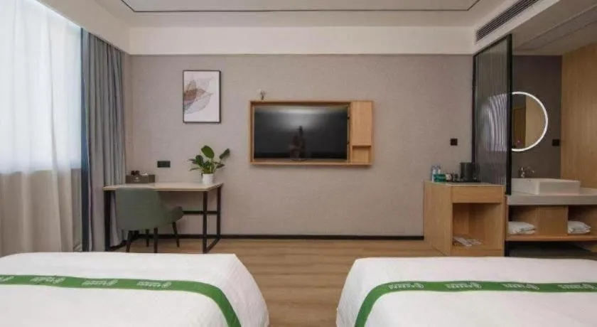 Bed in GreenTree Inn Bengbu Huaihe Walking Street