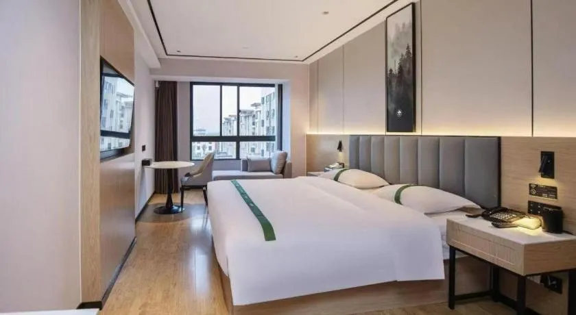 Bed in GreenTree Inn Bengbu Huaihe Walking Street