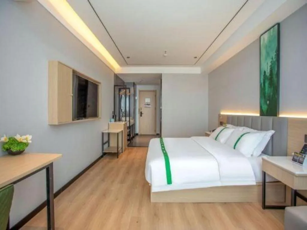 Bed in GreenTree Inn Bengbu Huaihe Walking Street