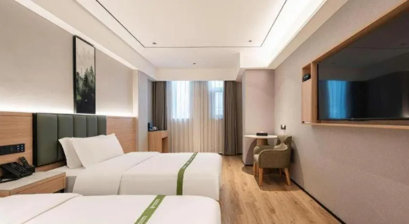 Bed in GreenTree Inn Bengbu Huaihe Walking Street