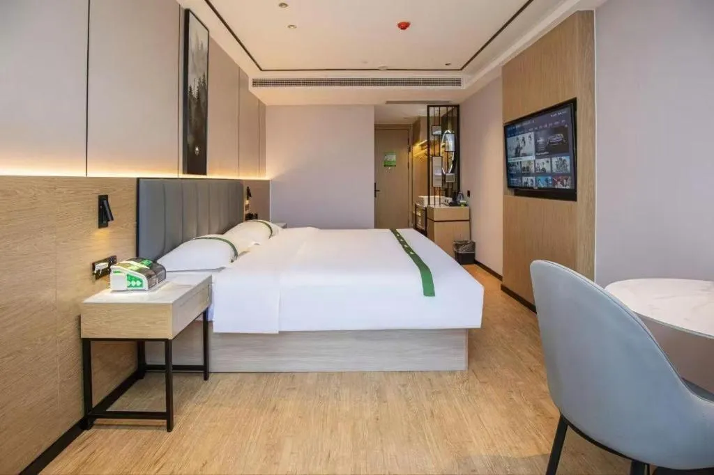 Bed in GreenTree Inn Bengbu Huaihe Walking Street