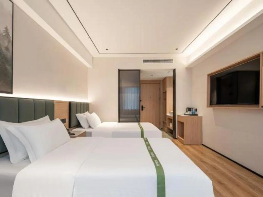 Bed in GreenTree Inn Bengbu Huaihe Walking Street