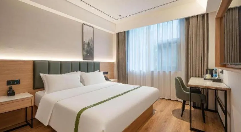 Bed in GreenTree Inn Bengbu Huaihe Walking Street