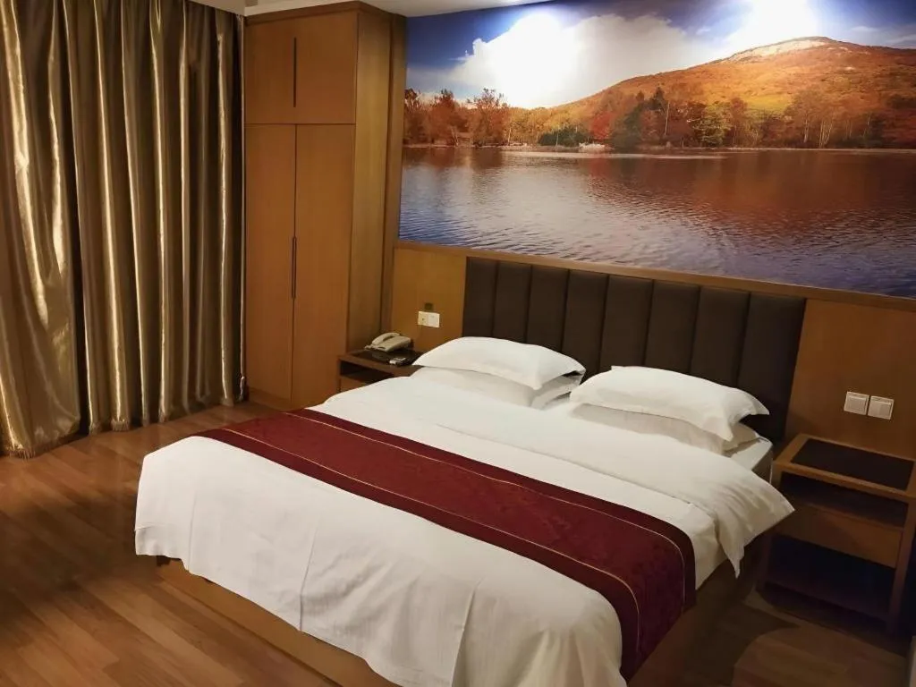 Bed in GreenTree Inn Gaoyou Government