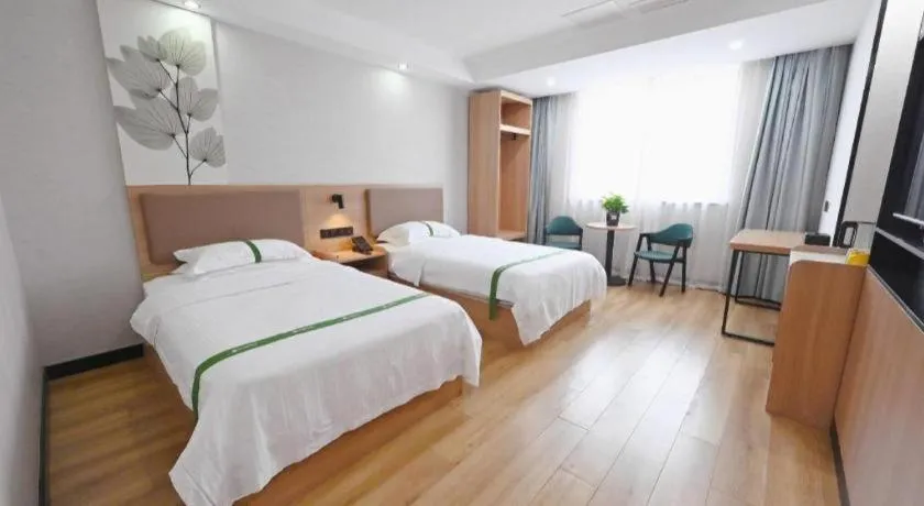 Bed in GreenTree Inn Gaoyou Government