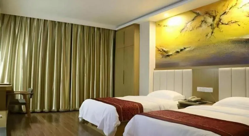 Bed in GreenTree Inn Gaoyou Government