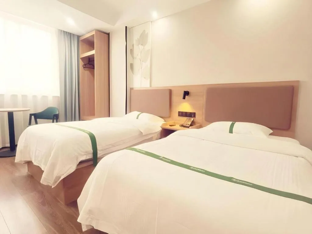 Bed in GreenTree Inn Gaoyou Government