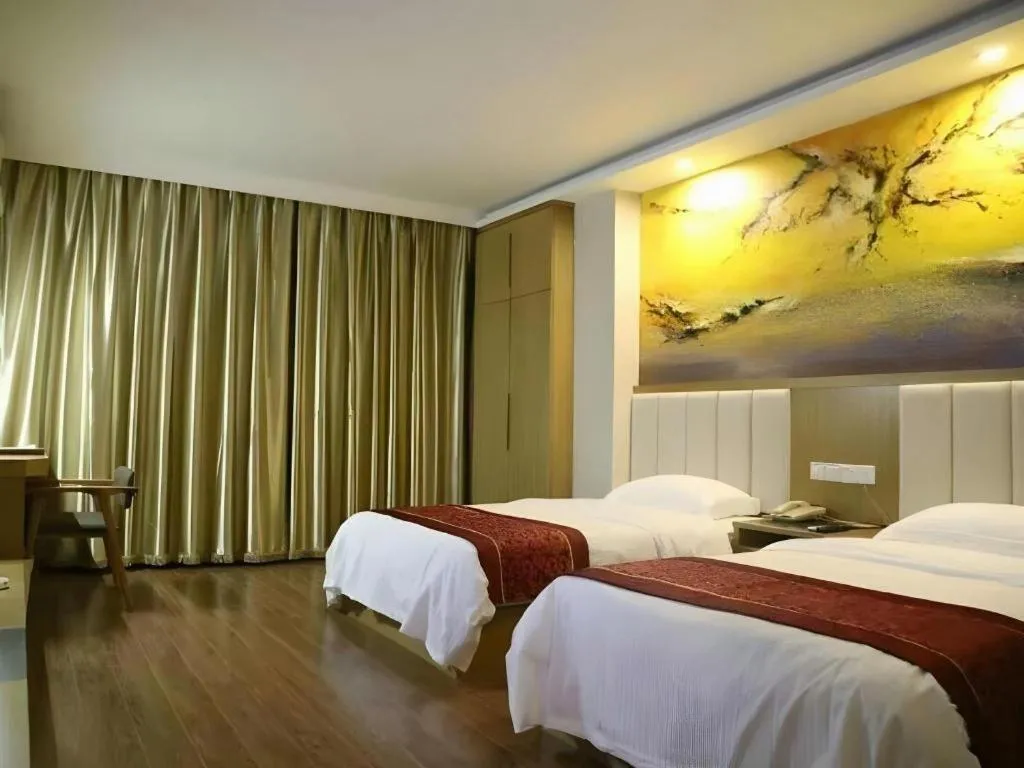 Bed in GreenTree Inn Gaoyou Government