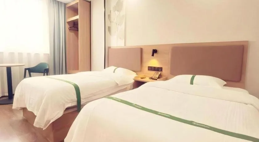 Bed in GreenTree Inn Gaoyou Government