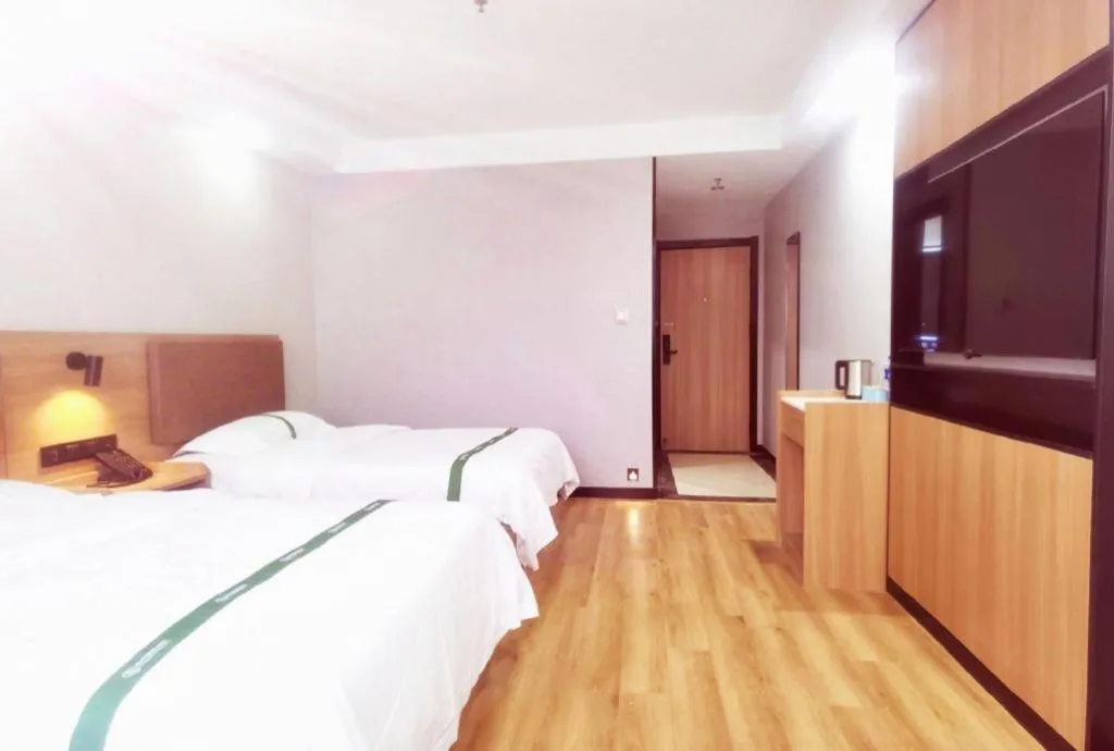 Bed in GreenTree Inn Gaoyou Government