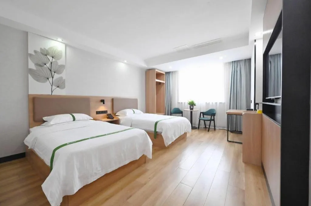 Bed in GreenTree Inn Gaoyou Government