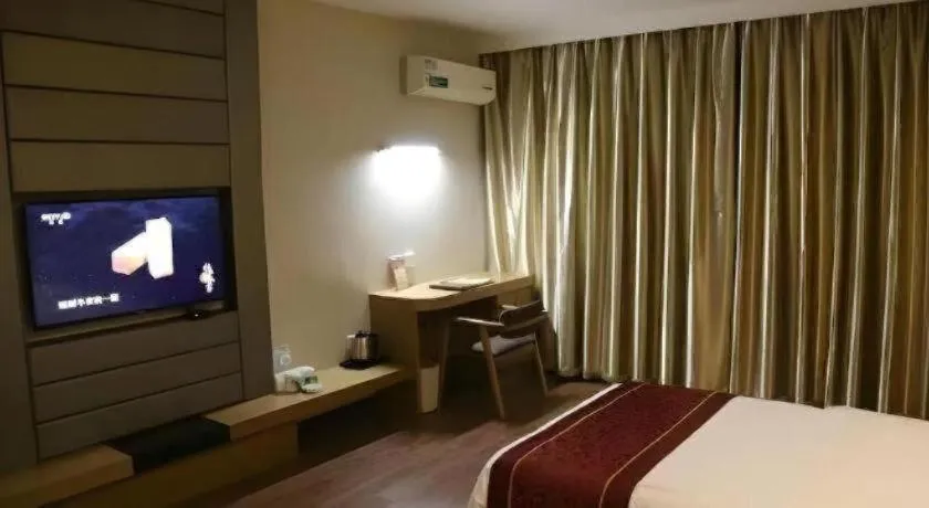 Bed in GreenTree Inn Gaoyou Government