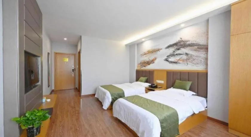 Bed in GreenTree Inn Gaoyou Government