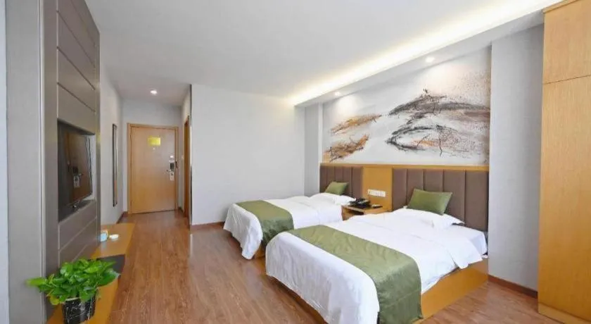 Bed in GreenTree Inn Gaoyou Government