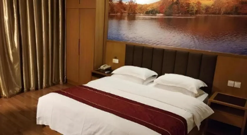 Bed in GreenTree Inn Gaoyou Government