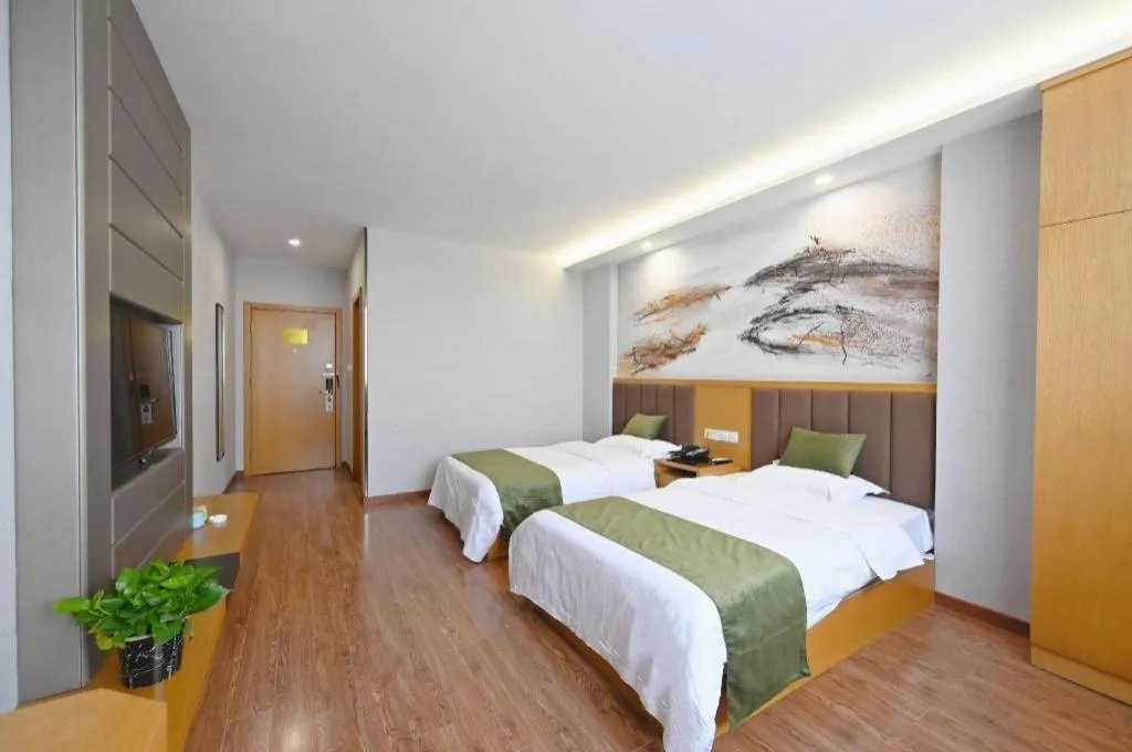 Bed in GreenTree Inn Gaoyou Government