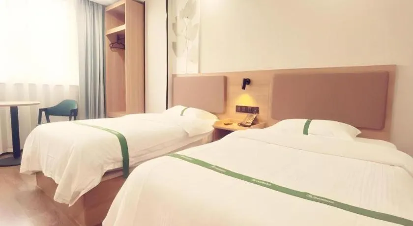 Bed in GreenTree Inn Gaoyou Government
