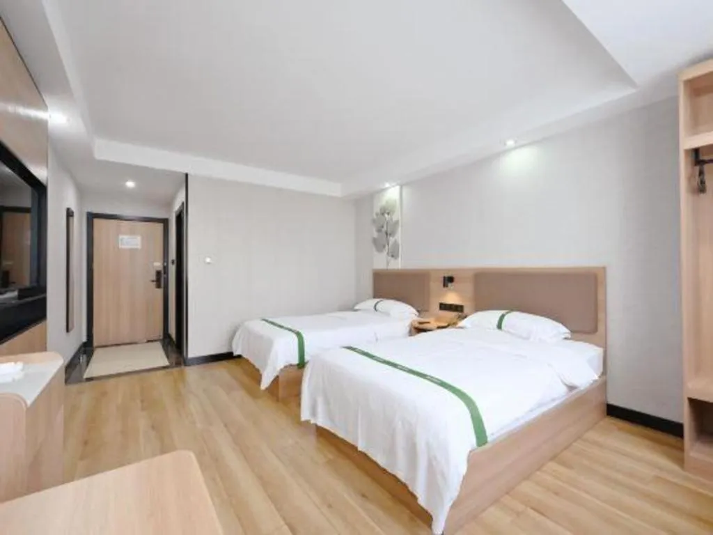 Bed in GreenTree Inn Gaoyou Government