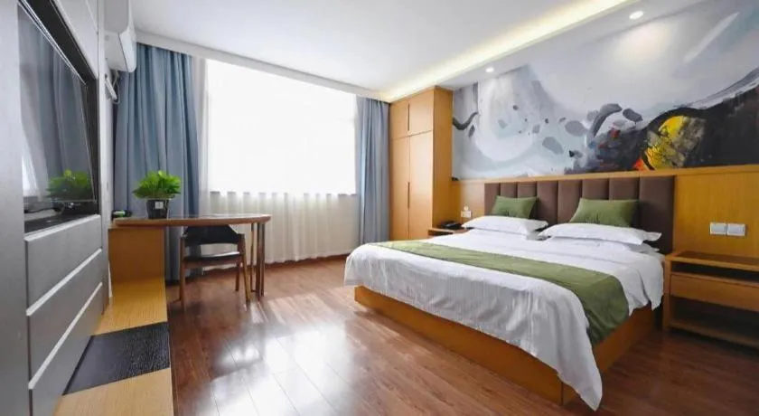 Bed in GreenTree Inn Gaoyou Government