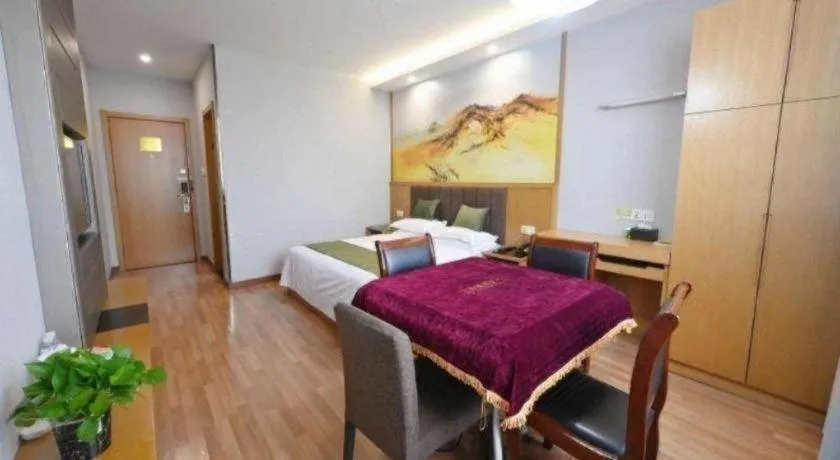 Bed in GreenTree Inn Gaoyou Government