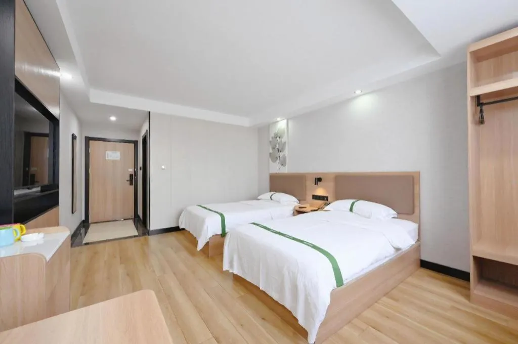 Bed in GreenTree Inn Gaoyou Government