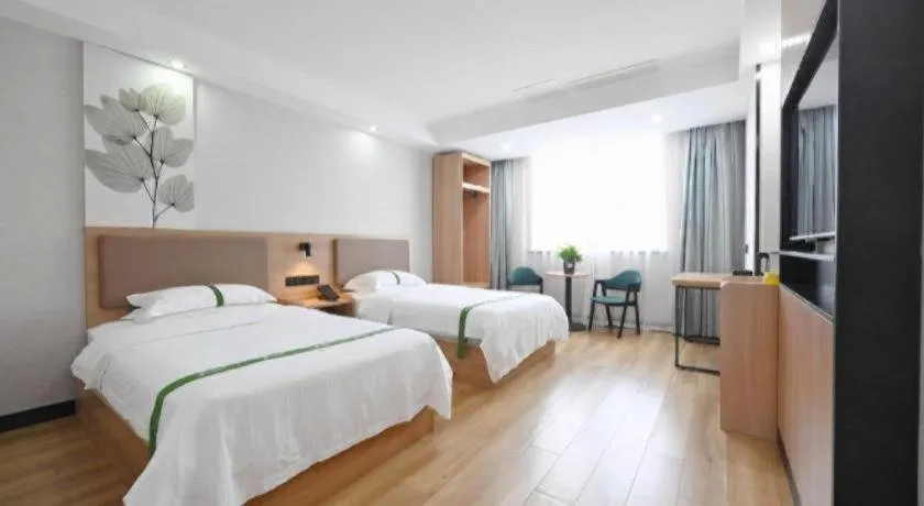 Bed in GreenTree Inn Gaoyou Government