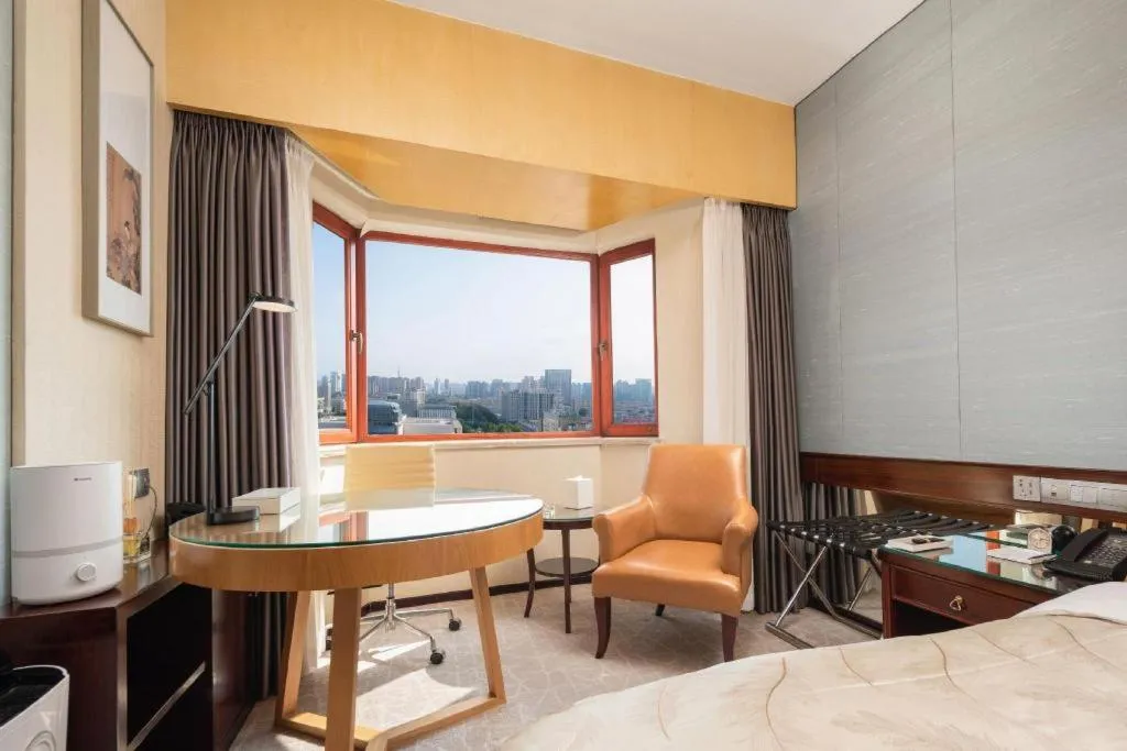 Bed in Shijiazhuang International Building Hotel