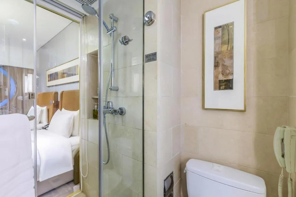 Bed in Shijiazhuang International Building Hotel