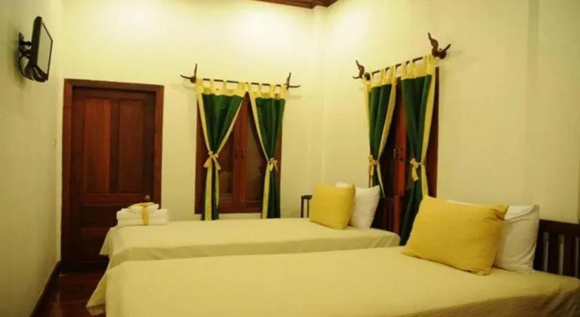Bed in Pangkham Lodge