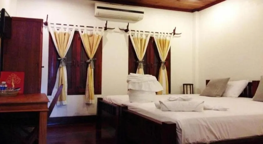 Bed in Pangkham Lodge