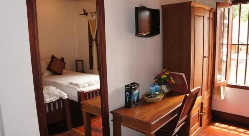 Bed in Pangkham Lodge