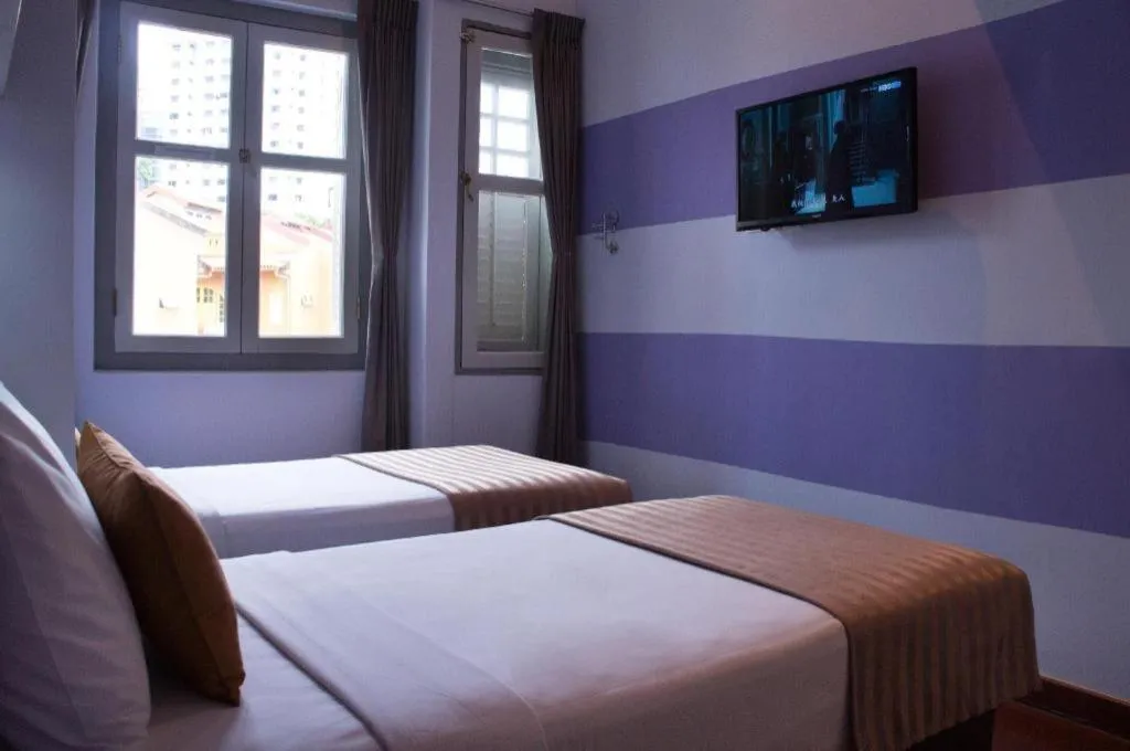 Bed in The Keong Saik Hotel