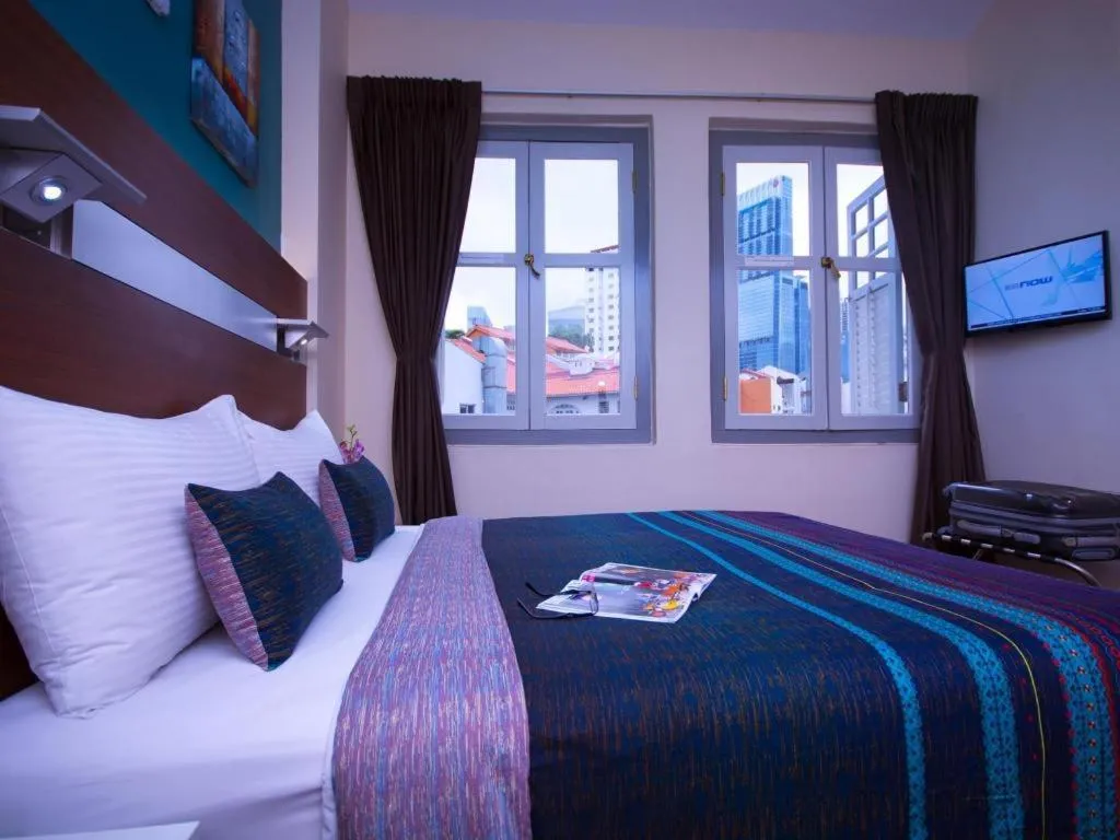 Bed in The Keong Saik Hotel