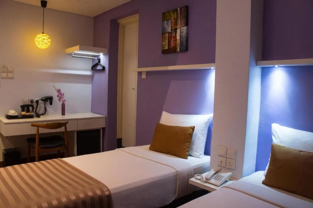 Bed in The Keong Saik Hotel