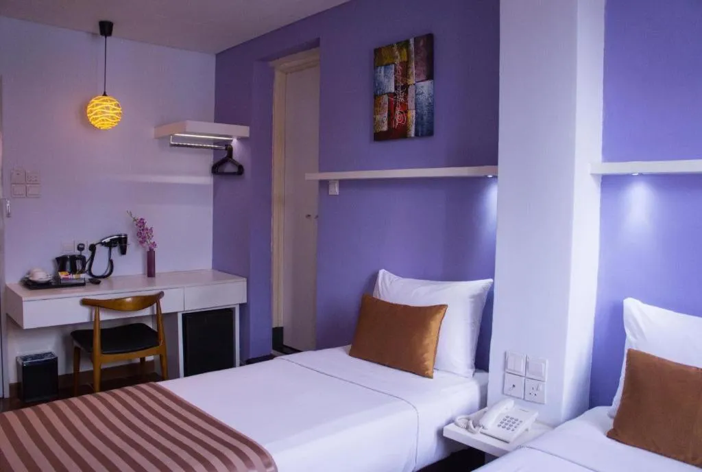 Bed in The Keong Saik Hotel