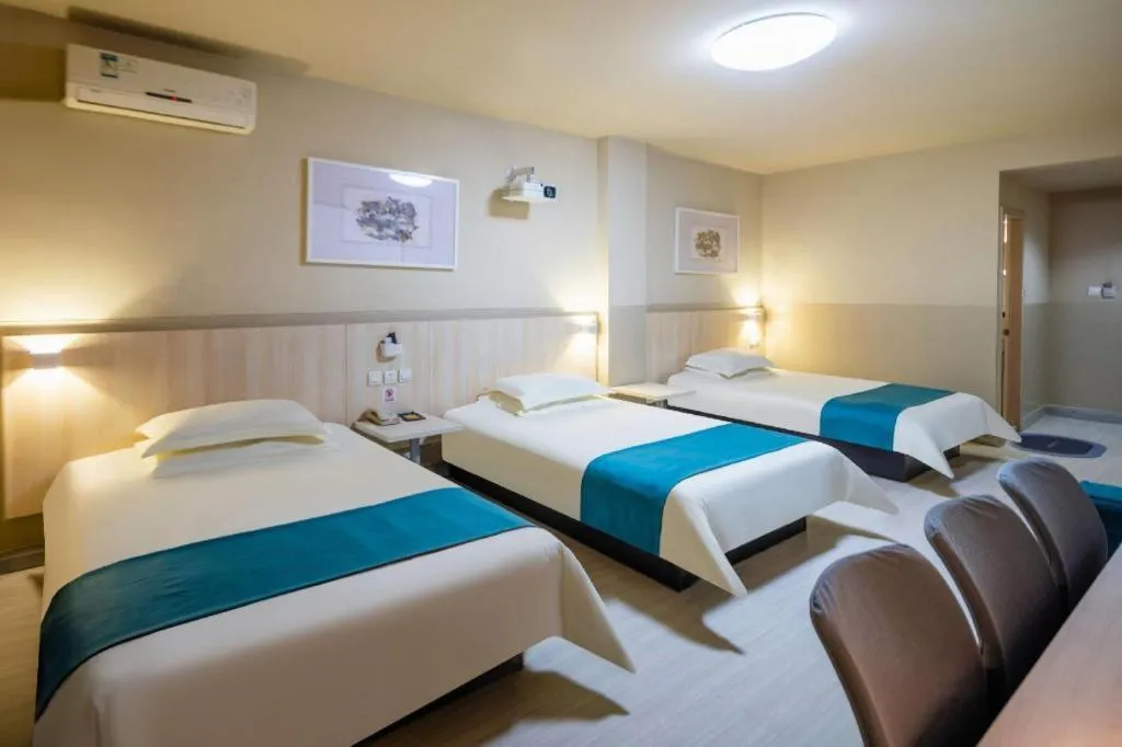 Bed in Jinjiang Inn Taiyuan Longtan Park