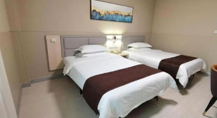 Bed in Jinjiang Inn Taiyuan Longtan Park