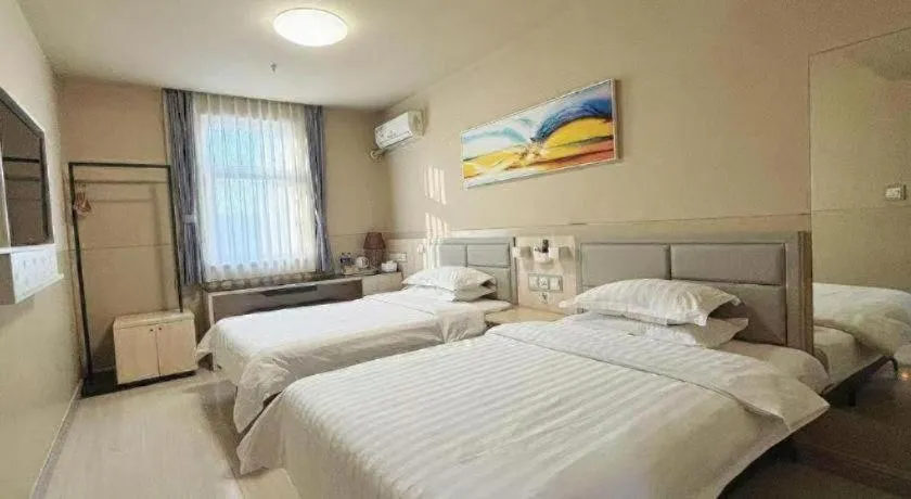 Bed in Jinjiang Inn Taiyuan Longtan Park