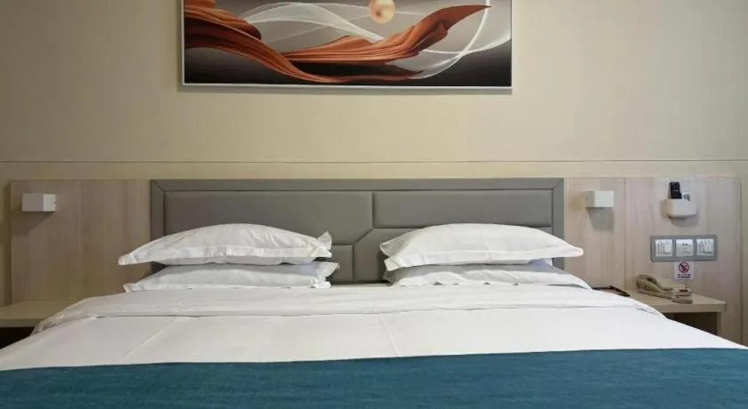 Bed in Jinjiang Inn Taiyuan Longtan Park